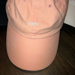 Pink Obey Baseball cap
